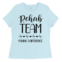 Baby Blue physical therapy making a difference Ladies Tee - artisFamous