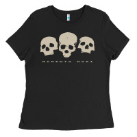Black memento mori three skulls Ladies Tee - artisFamous