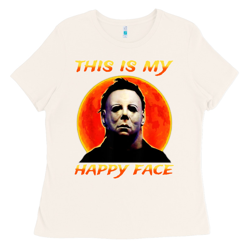 This Is My Happy Face Ladies Tee by artisFamous | Teevron