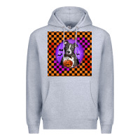 Heather Grey Halloween American Pitbull Terrier Premium Hoodie - LillyAllenDesigns