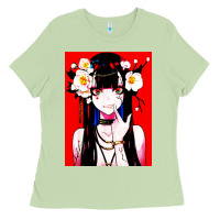 Matcha anime girl japanese Ladies Tee - artisFamous
