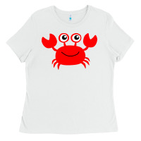 White Red Crab Ladies Tee - artisFamous