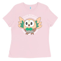 Bubblegum Pink team rowlet classic Ladies Tee - artisFamous
