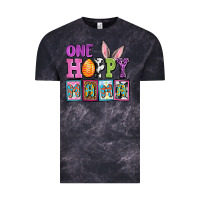 Cloud Black Easter Day One hoppy mama Vintage Tee - OliviaCreatesArt