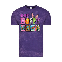 Cloud Purple Easter Day One hoppy mama Vintage Tee - OliviaCreatesArt