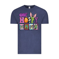 Vintage Denim Easter Day One hoppy mama Vintage Tee - OliviaCreatesArt