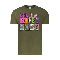 Vintage Olive Easter Day One hoppy mama Vintage Tee - OliviaCreatesArt