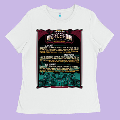 Face Mask Mansfield Ohio Inkcarceration Lineup Ladies Tee Designed By Artisfamous