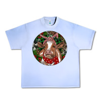 Grape Ice Brown Cow Christmas Urban Heavy Tee - RanaPortraitStore