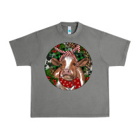 Tornado Brown Cow Christmas Urban Heavy Tee - RanaPortraitStore