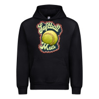 Black softball mom Urban Hoodie - JahusDesignShop