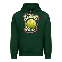 Forest Green softball mom Urban Hoodie - JahusDesignShop