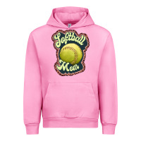 Fuchsia Pink softball mom Urban Hoodie - JahusDesignShop