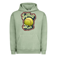 Pigment Oil Green softball mom Urban Hoodie - JahusDesignShop