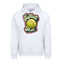 White softball mom Urban Hoodie - JahusDesignShop