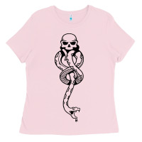 Bubblegum Pink dark mark Ladies Tee - artisFamous