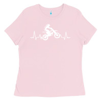 Bubblegum Pink dirt bike Ladies Tee - artisFamous