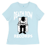 Baby Blue death row records black Ladies Tee - artisFamous
