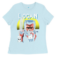 Baby Blue old man logan cover Ladies Tee - artisFamous