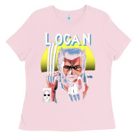 Bubblegum Pink old man logan cover Ladies Tee - artisFamous