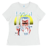 White old man logan cover Ladies Tee - artisFamous