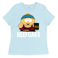 Baby Blue beefcake Ladies Tee - artisFamous