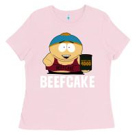 Bubblegum Pink beefcake Ladies Tee - artisFamous