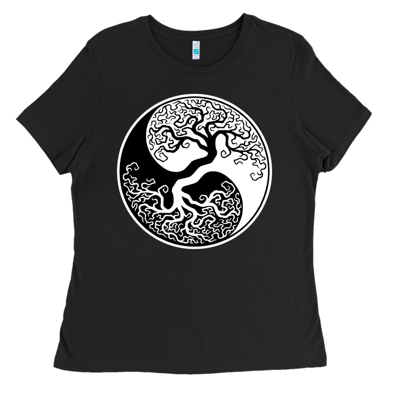 Tree Of Life Yin Yang Ladies Tee by artisFamous | Teevron