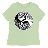 Matcha tree of life yin yang Ladies Tee - artisFamous