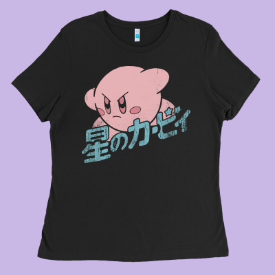 Funny Kirby Kanji Ladies Tee Designed By Artisfamous