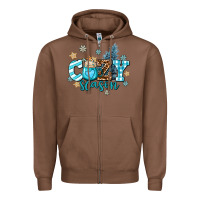 Chestnut cozy season Zipper Hoodie - AdoDesignShop