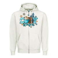 Oatmeal Heather cozy season Zipper Hoodie - AdoDesignShop