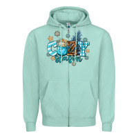 Seafoam cozy season Zipper Hoodie - AdoDesignShop