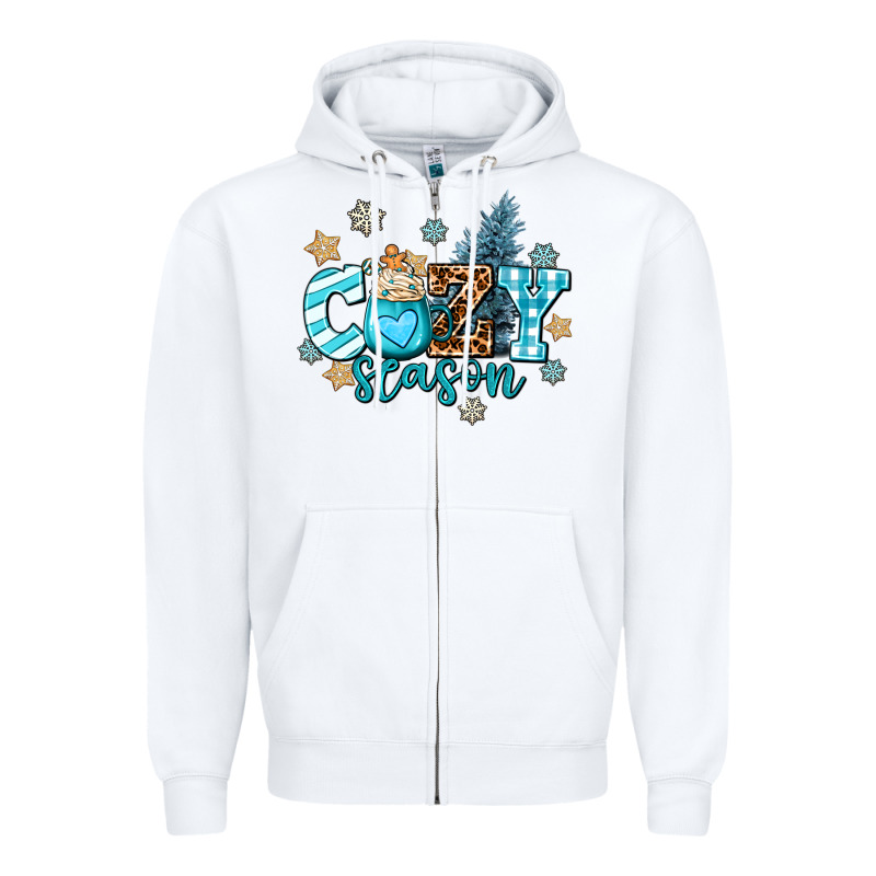 Cozy Season Zipper Hoodie by AdoDesignShop | Teevron