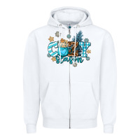 White cozy season Zipper Hoodie - AdoDesignShop