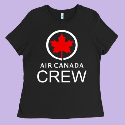 Aviation Air Canada Crew Ladies Tee Designed By Artisfamous