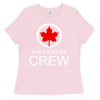 Bubblegum Pink aviation air canada crew Ladies Tee - artisFamous