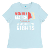 Baby Blue women’s march for reproductive rights pro choice feminist, women’s Ladies Tee - artisFamous