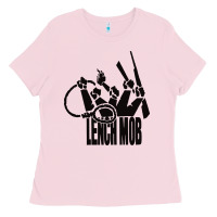 Bubblegum Pink lench mob ice cube nwa west coast crewneck Ladies Tee - artisFamous