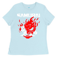 Baby Blue cyberpunk 2077 Ladies Tee - artisFamous