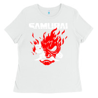 White cyberpunk 2077 Ladies Tee - artisFamous