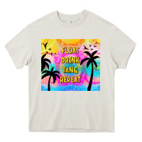 Cream float drink tan & repeat Heavy Core Tee - TumblerDesignByShophia