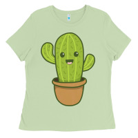 Matcha happy cactus hug me please Ladies Tee - artisFamous