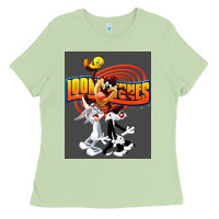 Matcha cartoon Ladies Tee - artisFamous
