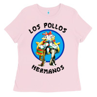 Bubblegum Pink los pollos hermanos classic Ladies Tee - artisFamous