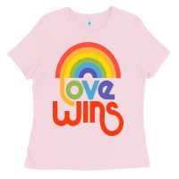 Bubblegum Pink love  classic Ladies Tee - artisFamous