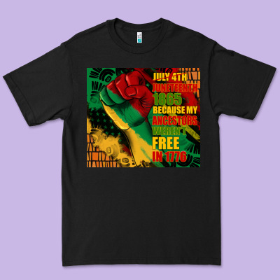 Juneteenth 1865 Because My Ancestors Werent Free In 1776 Tumbler Premium Tee Designed By Cowgirlartshop