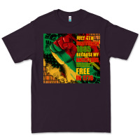 Plum juneteenth 1865 because my ancestors werent free in 1776 tumbler Premium Tee - CowGirlArtShop