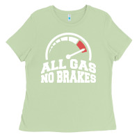 Matcha all gas no brakes Ladies Tee - artisFamous
