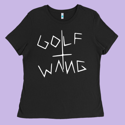 Golf Wang Burgundy Ladies Tee Designed By Artisfamous
